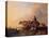 Coastal Landscape with Figures and Animals-Thomas Sidney Cooper-Premier Image Canvas