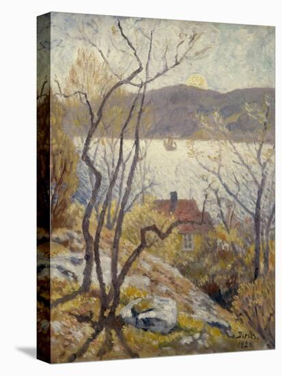 Coastal Landscape with Houses, 1924-Harriet Backer-Premier Image Canvas
