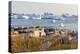 Coastal landscape with Icebergs. Inuit village Oqaatsut located in Disko Bay. Greenland-Martin Zwick-Premier Image Canvas