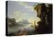 Coastal Scene with Fishermen-Salvator Rosa-Premier Image Canvas