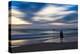 Coastal Scene with Man-Josh Adamski-Premier Image Canvas