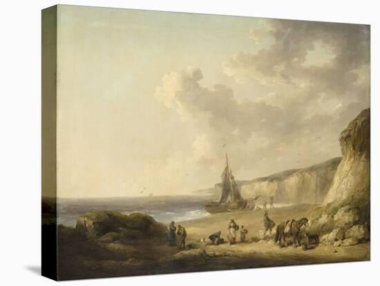 Coastal Scene with Smugglers, 1790 (Oil on Canvas on Panel)-George Morland-Premier Image Canvas
