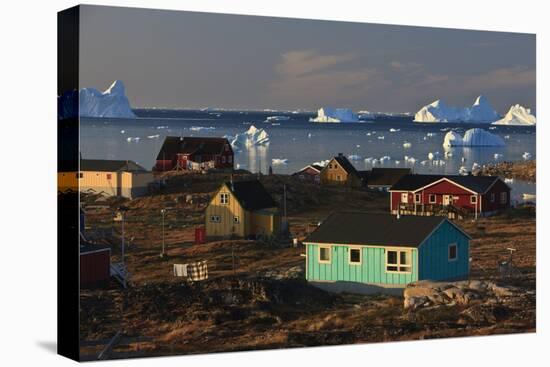 Coastal Settlement Houses, Saqqaq, Greenland, August 2009-Jensen-Premier Image Canvas