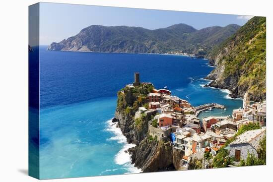 Coastal Town On A Cliff, Vernazza, Italy-George Oze-Premier Image Canvas