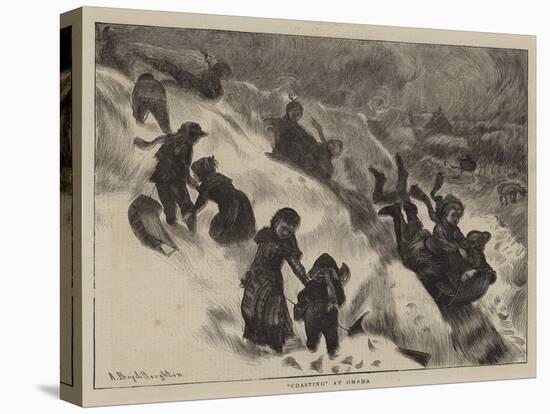 Coasting at Omaha-Arthur Boyd Houghton-Premier Image Canvas