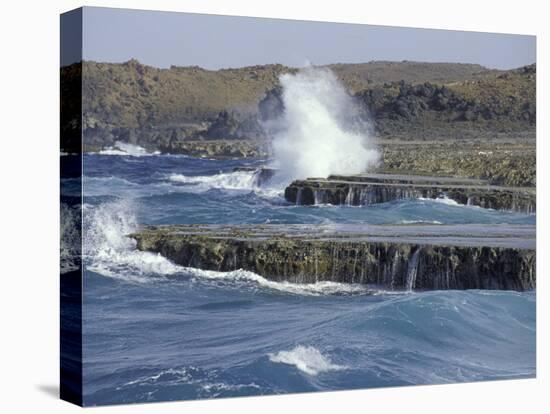 Coastline of Aruba, Caribbean-Robin Hill-Premier Image Canvas