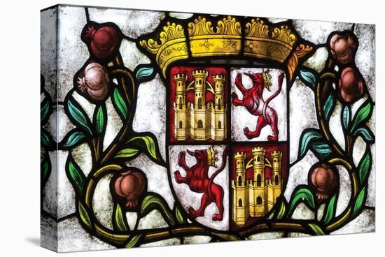 Coat of Arms in Segovia Castle-null-Stretched Canvas