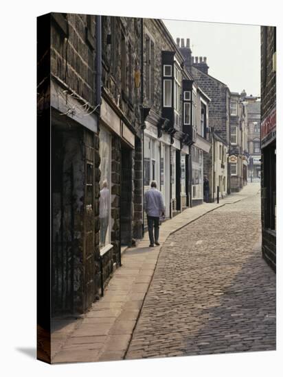 Cobbled Side Street in Otley, Yorkshire, England, United Kingdom, Europe-Nigel Blythe-Premier Image Canvas