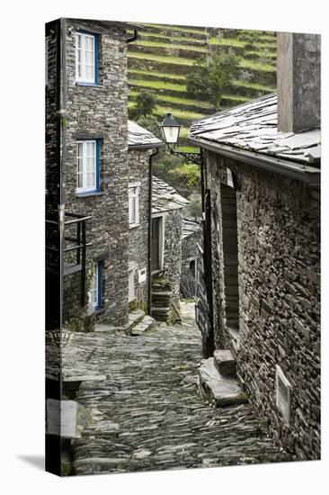 Cobbled Streets and Granite Houses in Medieval Village of Piodao in Serra Da Estrela Mountains-Alex Robinson-Premier Image Canvas