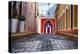 Cobblestone Street in Old San Juan, Puerto Rico-George Oze-Premier Image Canvas