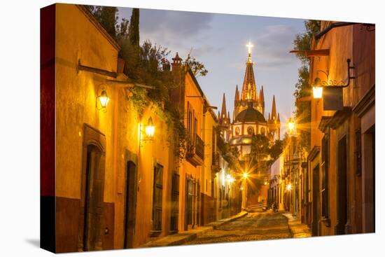 Cobblestones of Aldama Street, San Miguel De Allende, Mexico-Chuck Haney-Premier Image Canvas