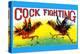 Cock Fighting-null-Stretched Canvas