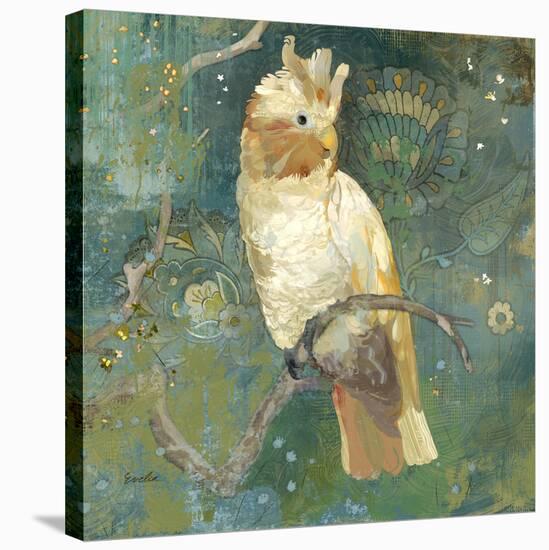 Cockatoo Perched-null-Stretched Canvas