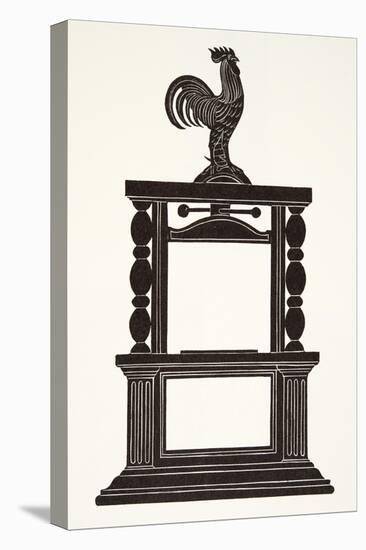 Cockerel and the Printing Press, 1926-Eric Gill-Premier Image Canvas