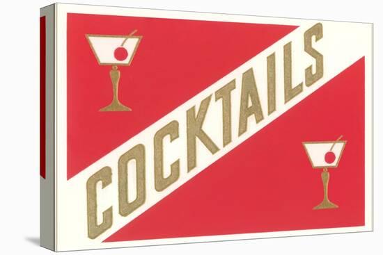 Cocktails, Gibsons-null-Stretched Canvas