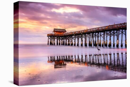 Cocoa Beach, Florida, USA at the Pier.-SeanPavonePhoto-Premier Image Canvas