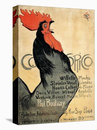 Cocorico, 1899-Theophile-Alexandre Steinlen-Stretched Canvas