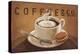 Coffee and Co V-Janelle Penner-Stretched Canvas