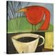 Coffee and Red Bird-Tim Nyberg-Premier Image Canvas