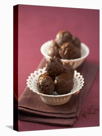 Coffee and Whisky Truffles in Two Small Dishes-Marc O^ Finley-Premier Image Canvas