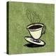 Coffee Art Green-Herb Dickinson-Premier Image Canvas