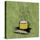 Coffee Art Green-Herb Dickinson-Premier Image Canvas