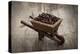 Coffee Beans In A Wheelbarrow-kbuntu-Stretched Canvas