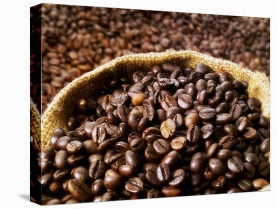 Coffee Beans, Some in a Sack-Dieter Heinemann-Premier Image Canvas