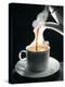 Coffee Being Poured into a Cup-J?rgen Klemme-Premier Image Canvas