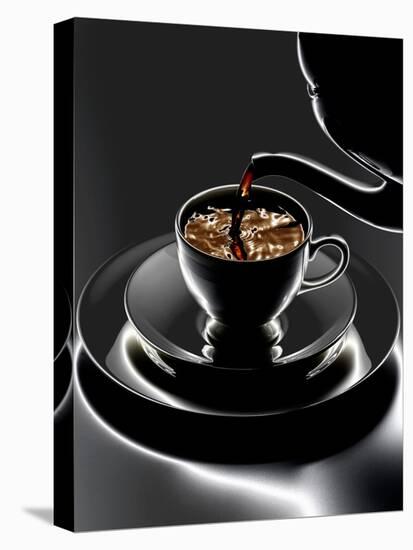 Coffee Being Poured-Hermann Mock-Premier Image Canvas