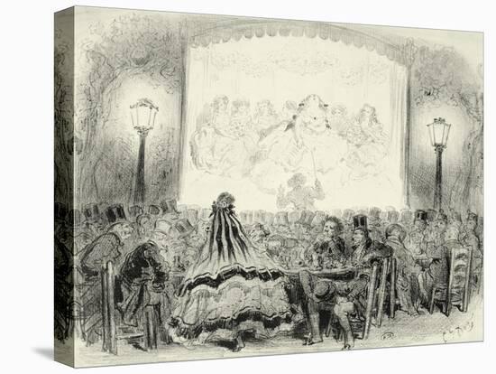 Coffee Concert Hall in France-Gustave Doré-Premier Image Canvas