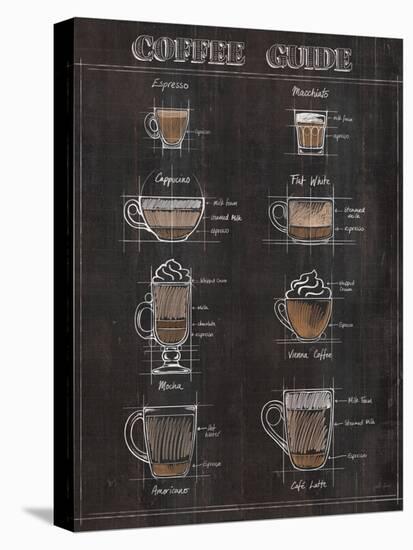 Coffee Guide II-Janelle Penner-Stretched Canvas