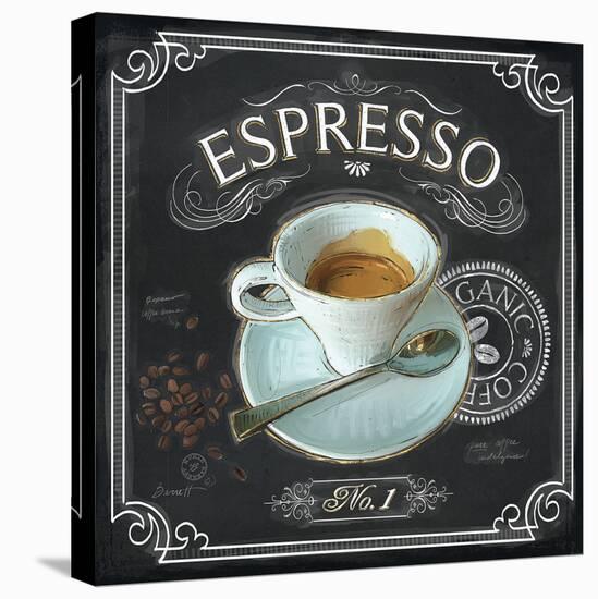 Coffee House Espresso-Chad Barrett-Stretched Canvas