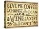 Coffee Life 1-Melody Hogan-Stretched Canvas