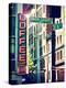 Coffee Shop Bar Sign, Union Square, Manhattan, New York, United States-Philippe Hugonnard-Premier Image Canvas