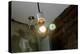 Coffee Shop Light Fixture West Village NYC-null-Stretched Canvas