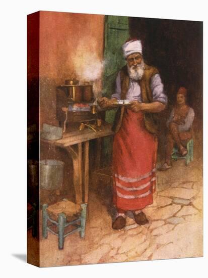 Coffee Sold in Istanbul-Warwick Goble-Premier Image Canvas