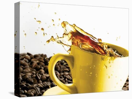 Coffee Spilling Out of a Cup-Dieter Heinemann-Premier Image Canvas