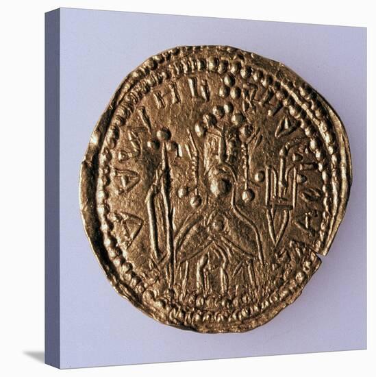 Coin (Zlatni) of Grand Duke Vladimir Svyatoslavich (Averse: Portrait of the Rule), 980-1015-null-Premier Image Canvas