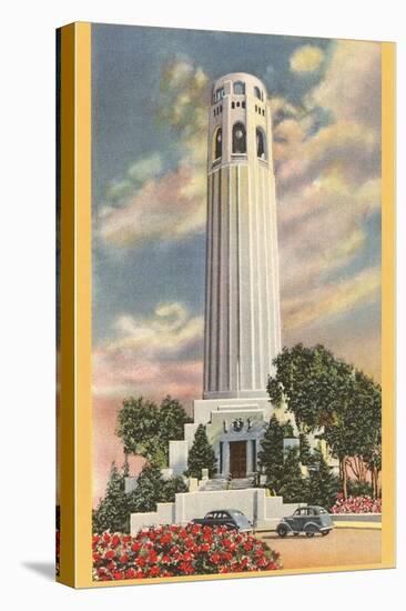 Coit Tower, Telegraph Hill, San Francisco, California-null-Stretched Canvas