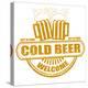 Cold Beer Stamp-radubalint-Stretched Canvas