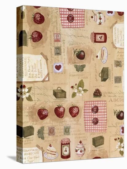 Collage of Strawberry Related Items-Hope Street Designs-Premier Image Canvas