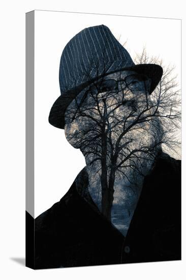 Collage of the Man in Eyepieces and A Tree-metrs-Premier Image Canvas