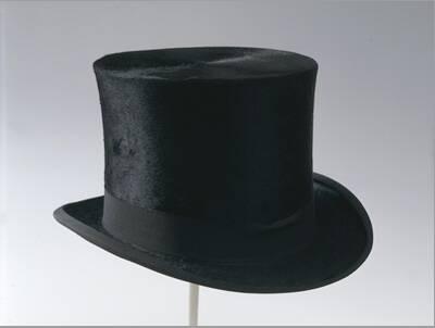 'Collapsible Black Silk Top Hat Called Gibus from its Inventor's Name'  Giclee Print | Art.com