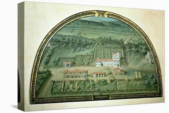 Colle Salvetti, from a Series of Lunettes Depicting Views of the Medici Villas, 1599-Giusto Utens-Premier Image Canvas