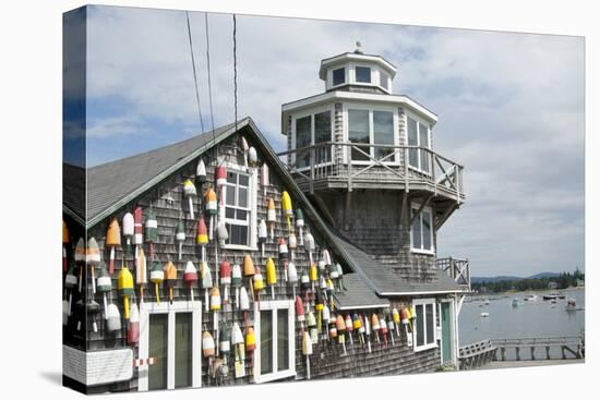 Collection of Lobster Buoys, Maine, USA-Rick Daley-Premier Image Canvas