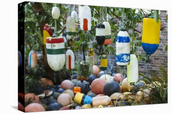 Collection Of Old Crab Buoys In Yard-Justin Bailie-Premier Image Canvas