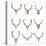 Collection of Red Deer Trophies-taviphoto-Premier Image Canvas