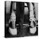 College Coed Sporting, Ubiquitous Saddle Shoes-Alfred Eisenstaedt-Premier Image Canvas