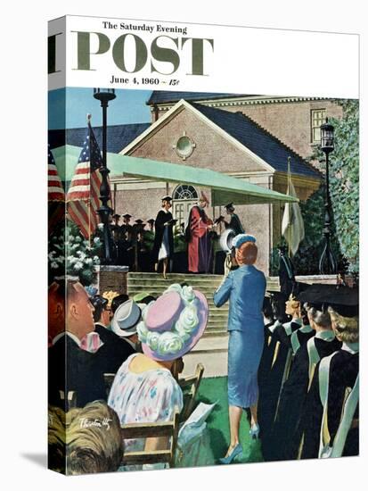 "College Graduation," Saturday Evening Post Cover, June 4, 1960-Thornton Utz-Premier Image Canvas